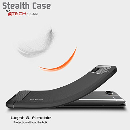[Stealth Case] Honor 10 Soft Protective Slim Cover with Carbon Fibre Detailing