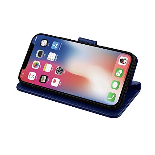 [Wallet Case] Protective Cover with Cash & Card Holder, Stand and Wrist Strap For Apple iPhone 11 Pro Max