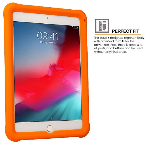 [Bumper Case] Shockproof Soft Easy Grip Case for Apple iPad Mini 5 2019, iPad Mini 4