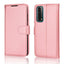 [Wallet Case] Protective Cover with Cash & Card Holder, Stand and Wrist Strap For Huawei P Smart 2021