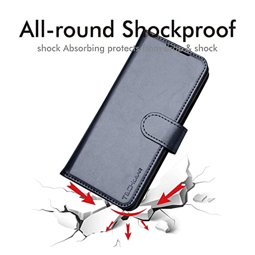 [Leather Wallet Case] Protective Cover with Cash & Card Holder, Stand and Wrist Strap For Samsung Galaxy Z Fold 4
