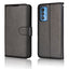 [Wallet Case] Protective Cover with Cash & Card Holder, Stand and Wrist Strap For Motorola Moto Edge 20 Pro