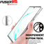 [Fusion HD Case] Shockproof Fused Gel Bumper & Hard Back Slim Clear Cover for Samsung Galaxy Note 20 Ultra