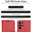 [Wallet Case] Protective Cover with Cash & Card Holder, Stand and Wrist Strap For Samsung Galaxy S23 Ultra