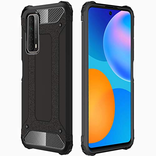 [Tough Armoured Case] ShockProof Dual-Layer Protective Heavy Duty Cover for Huawei P Smart 2021