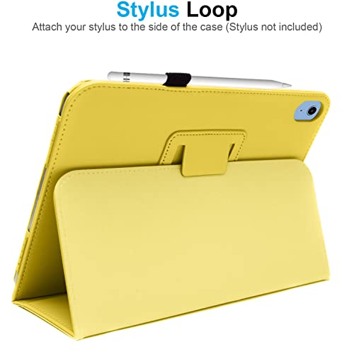 [Folio Case] Smart Cover Stand with Auto Sleep/Wake & Hand Strap For Apple iPad 11th & 10th Generation, iPad 2025 / 2022