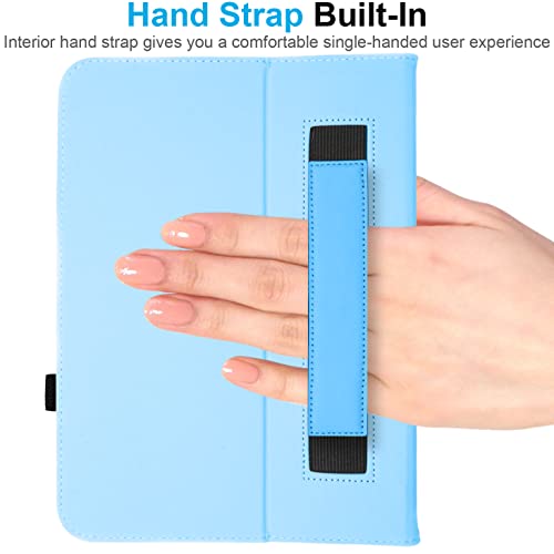 [Folio Case] Smart Cover Stand with Auto Sleep/Wake & Hand Strap For Apple iPad 11th & 10th Generation, iPad 2025 / 2022