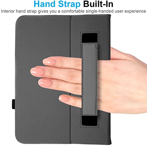 [Folio Case] Smart Cover Stand with Auto Sleep/Wake & Hand Strap For Apple iPad 11th & 10th Generation, iPad 2025 / 2022