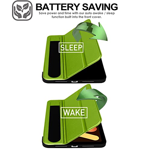 [Smart Case] Slim Stand Cover with Auto Sleep/Wake for Apple iPad Mini 7 / Mini 6 8.3" [7th / 6th Generation]