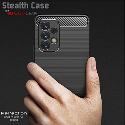 [Stealth Case] Samsung Galaxy A23 5G Soft Protective Slim Cover with Carbon Fibre Detailing