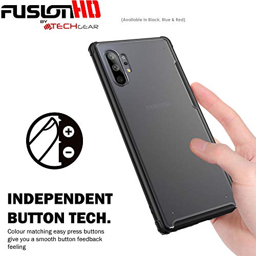 [Fusion FX Case] Slim & Light Tough Fused Gel Bumper & Hard Back Matte Case for Samsung Galaxy Note 10 Plus