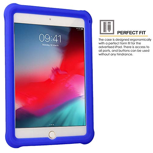[Bumper Case] Shockproof Soft Easy Grip Case for Apple iPad Mini 5 2019, iPad Mini 4