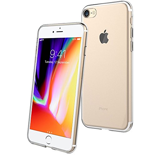 [AirFlex Case] Crystal Clear Slim & Light, Protective,  Soft Gel Cover for iPhone SE 2022 / 2020, iPhone 8 / 7