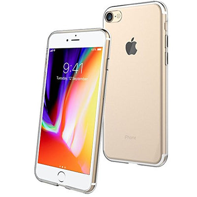 [AirFlex Case] Crystal Clear Slim & Light, Protective,  Soft Gel Cover for iPhone SE 2022 / 2020, iPhone 8 / 7