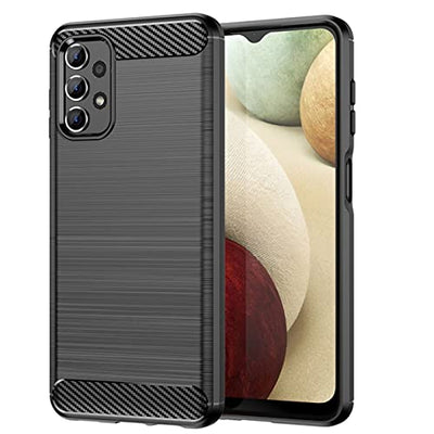 [Stealth Case] Samsung Galaxy A14 5G Soft Protective Slim Cover with Carbon Fibre Detailing