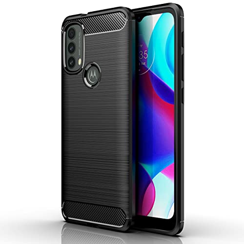 [Stealth Case] Motorola Moto E20 / E30 Soft Protective Slim Cover with Carbon Fibre Detailing