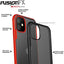 [Fusion FX Case] Slim & Light Tough Fused Gel Bumper & Hard Back Matte Case for iPhone 11