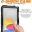 [G-SHOCK Case] Heavy Duty Long Survival Screen Protector Case for Apple iPad 11th & 10th Generation, iPad 2025 / 2022