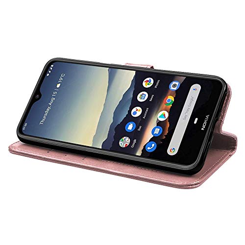 [Wallet Case] Protective Cover with Cash & Card Holder, Stand and Wrist Strap For Nokia 7.2