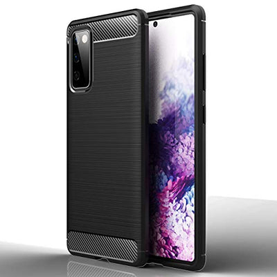 [Stealth Case] Samsung Galaxy S20 FE Soft Protective Slim Cover with Carbon Fibre Detailing