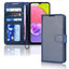 [Wallet Case] Protective Cover with Cash & Card Holder, Stand and Wrist Strap For Samsung Galaxy A03s