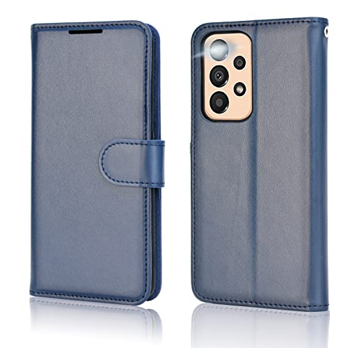[Wallet Case] Protective Cover with Cash & Card Holder, Stand and Wrist Strap For Samsung Galaxy A33 5G