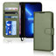 [Wallet Case] Protective Cover with Cash & Card Holder, Stand and Wrist Strap For Apple iPhone 13 Pro Max