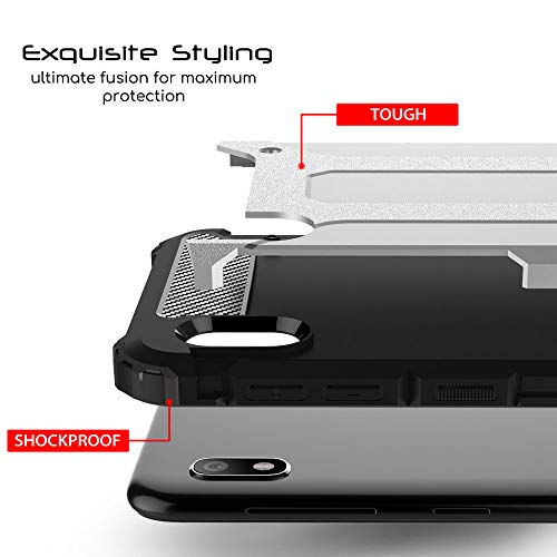 [Tough Armoured Case] ShockProof Dual-Layer Protective Heavy Duty Cover for Samsung Galaxy A10