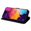 [Wallet Case] Protective Cover with Cash & Card Holder, Stand and Wrist Strap For Samsung Galaxy A50
