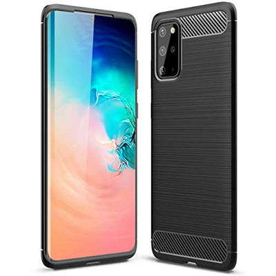 [Stealth Case] Samsung Galaxy S20 Plus Soft Protective Slim Cover with Carbon Fibre Detailing
