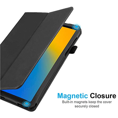 [Folio Case] Smart Cover Stand with Auto Sleep/Wake & Hand Strap For Samsung Galaxy Tab S6 Lite 10.4" (SM-P610 / P613 / P615 / P619)