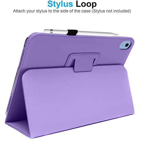 [Folio Case] Smart Cover Stand with Auto Sleep/Wake & Hand Strap For Apple iPad 11th & 10th Generation, iPad 2025 / 2022