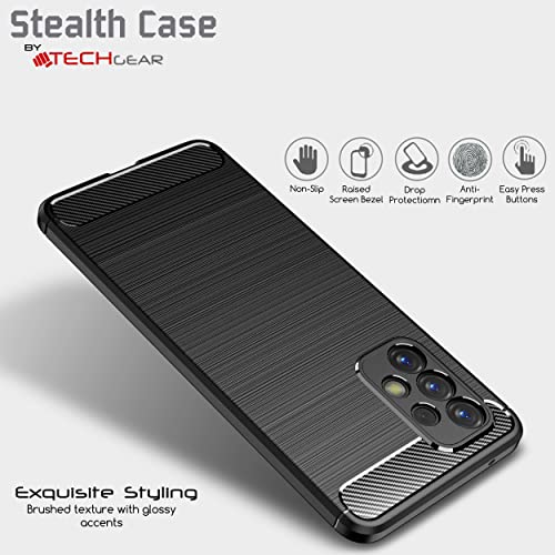 [Stealth Case] Samsung Galaxy A53 5G Soft Protective Slim Cover with Carbon Fibre Detailing