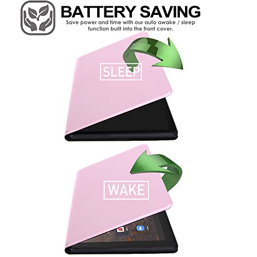 [Smart Case] Slim Stand Cover with Auto Sleep/Wake for Amazon Fire HD 10 / HD10 Plus (2021 / 11th Generation)