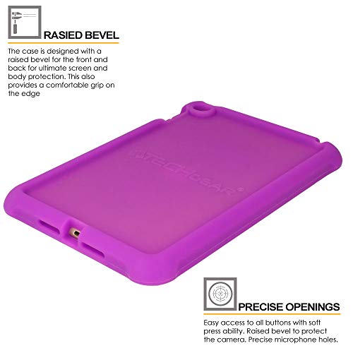 [Bumper Case] Shockproof Soft Easy Grip Case for Apple iPad Mini 5 2019, iPad Mini 4