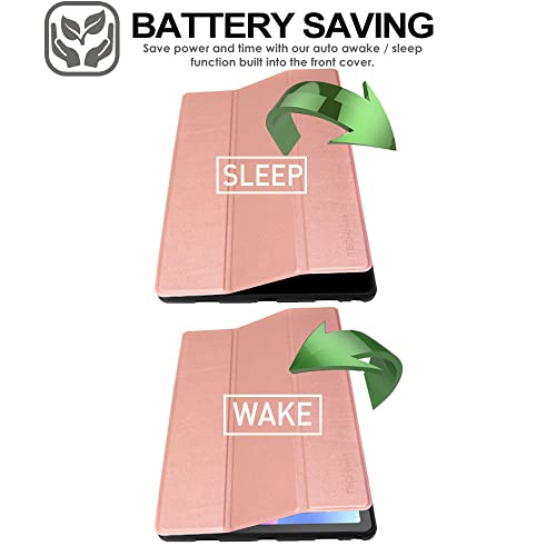 [Smart Case] Slim Stand Cover with Auto Sleep/Wake for Lenovo Tab M10 Plus 3rd Gen 2022 (10.6") TB125 / TB128