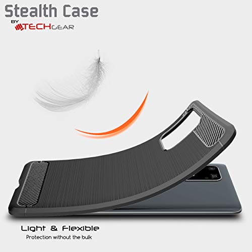 [Stealth Case] Samsung Galaxy S10 Lite Soft Protective Slim Cover with Carbon Fibre Detailing