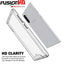 [Fusion HD Case] Shockproof Fused Gel Bumper & Hard Back Slim Clear Cover for Samsung Galaxy Note 10