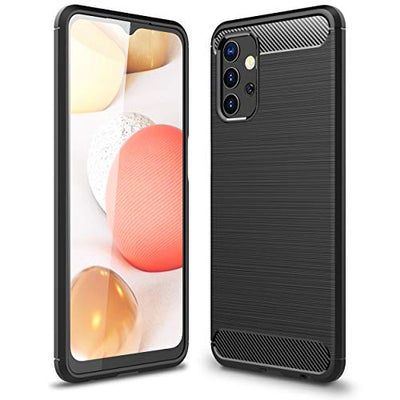 [Stealth Case] Samsung Galaxy A32 5G Soft Protective Slim Cover with Carbon Fibre Detailing