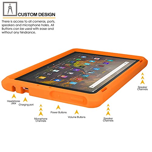[Bumper Case] Shockproof Soft Easy Grip Case for Amazon Fire HD 10" / HD 10 Plus 11th Generation / 2021