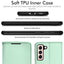 [Wallet Case] Protective Cover with Cash & Card Holder, Stand and Wrist Strap For Samsung Galaxy S21 FE 5G