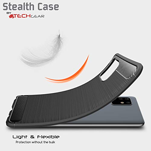 [Stealth Case] Samsung Galaxy Note 10 Lite Soft Protective Slim Cover with Carbon Fibre Detailing