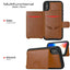 Tough Armoured Wallet 360 ShockProof Case with Card Slots & Stand for Apple iPhone XS Max