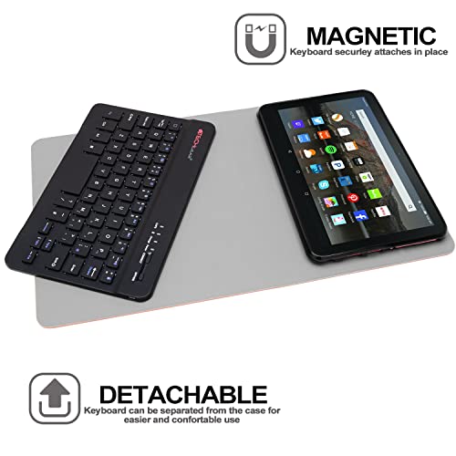 [Strike Folio] Keyboard Case for Amazon Fire HD 8" (14th / 12th Generation 2024 / 2022)