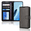 [Wallet Case] Protective Cover with Cash & Card Holder, Stand and Wrist Strap For Oppo Reno 8 Lite 5G