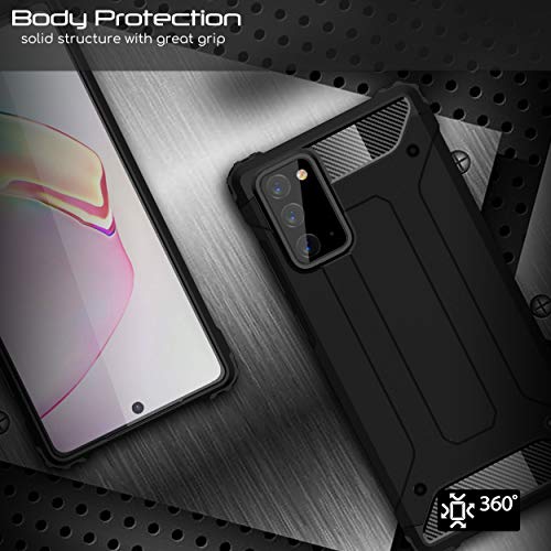 [Tough Armoured Case] ShockProof Dual-Layer Protective Heavy Duty Cover for Samsung Galaxy Note 20