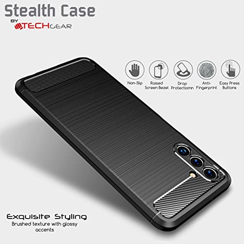 [Stealth Case] Samsung Galaxy A04s Soft Protective Slim Cover with Carbon Fibre Detailing