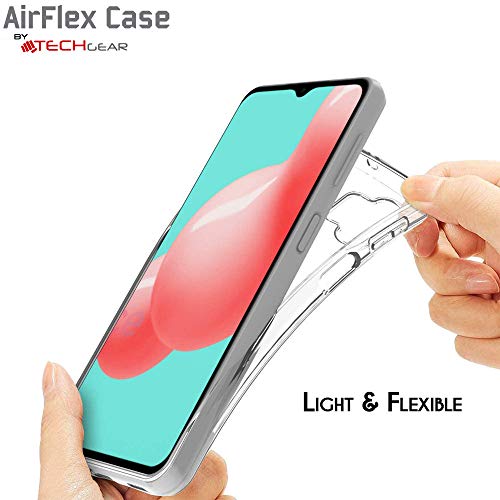 [AirFlex Case] Crystal Clear Slim & Light, Protective,  Soft Gel Cover for Samsung Galaxy A32 5G