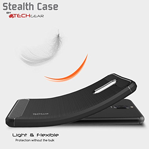 [Stealth Case] Huawei Mate 10 Lite Soft Protective Slim Cover with Carbon Fibre Detailing