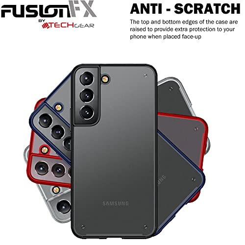 [Fusion FX Case] Slim & Light Tough Fused Gel Bumper & Hard Back Matte Case for Samsung Galaxy S22